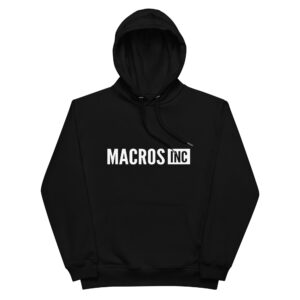 Macros Inc. Pullover Hoodie - Black