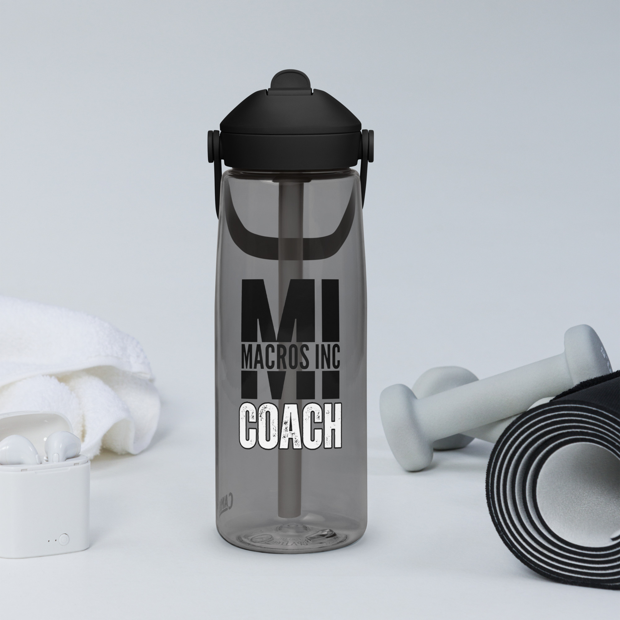 Flip straw water bottle - MI Coach - Image 11