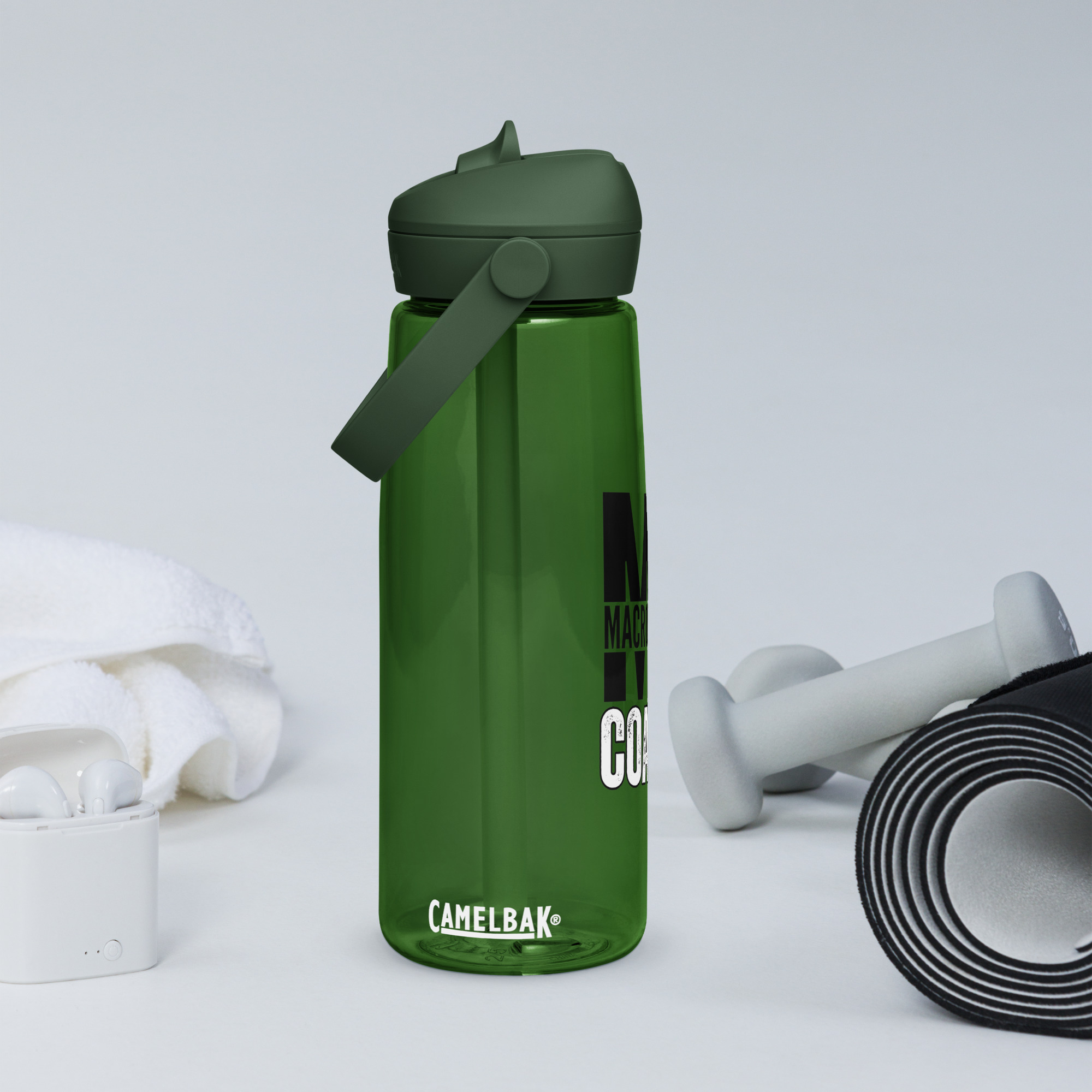 Flip straw water bottle - MI Coach - Image 3