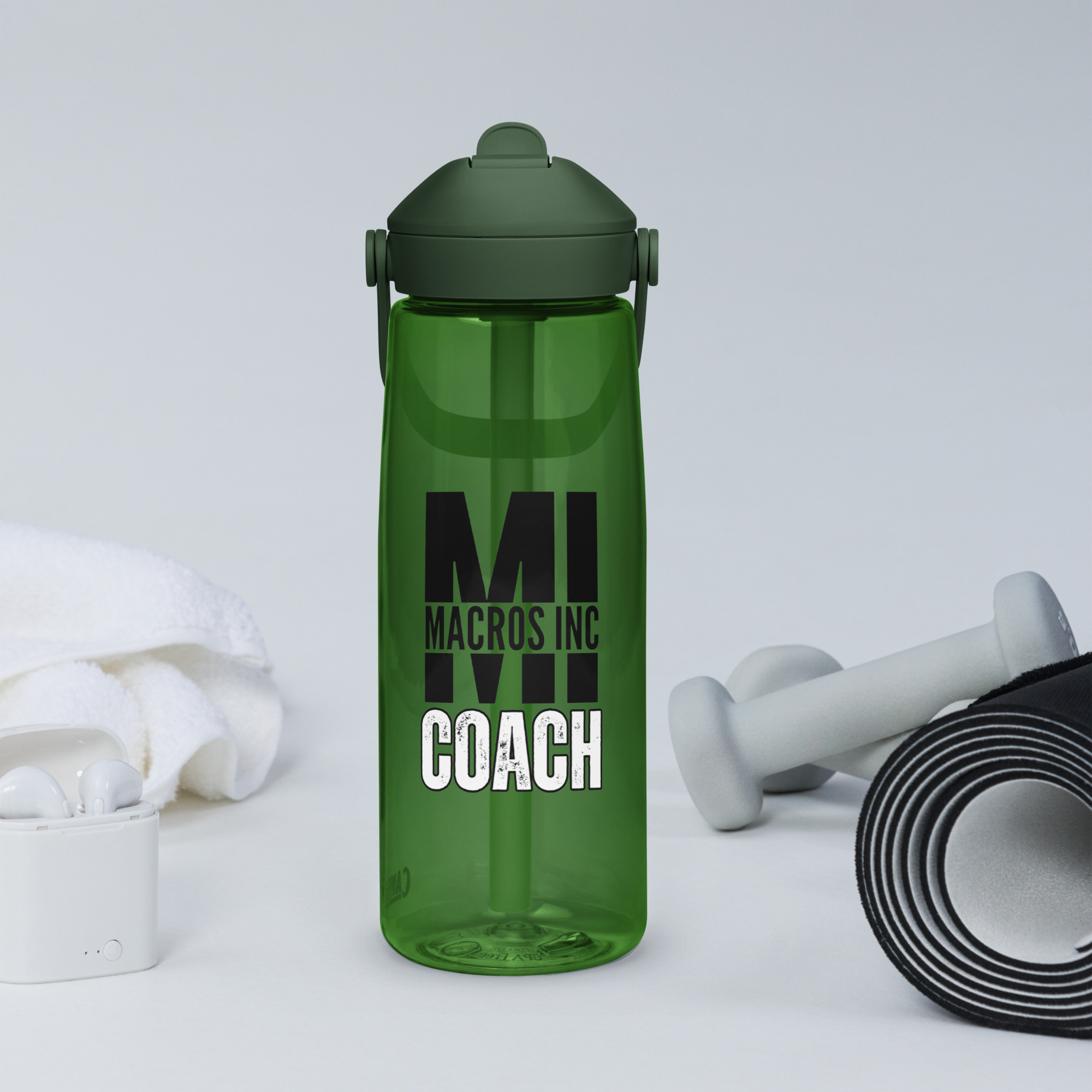 Flip straw water bottle - MI Coach - Image 4
