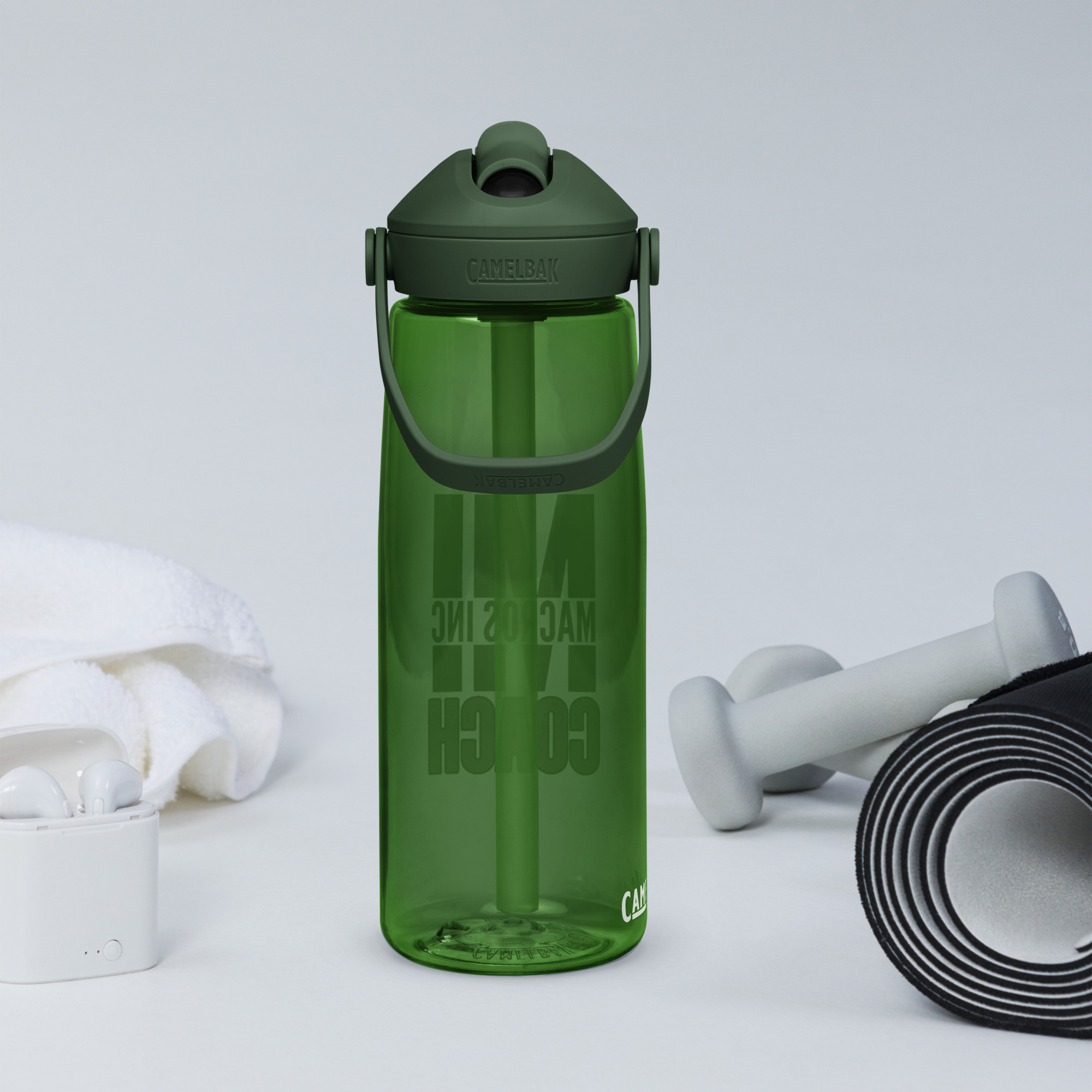 Flip straw water bottle - MI Coach - Image 5