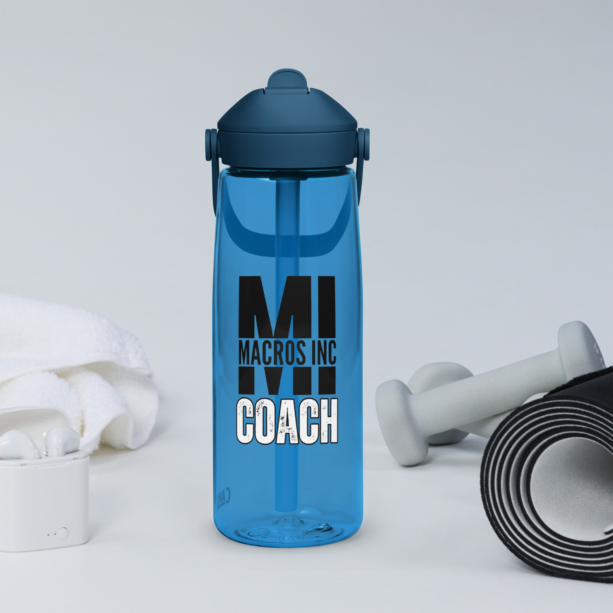 Flip straw water bottle - MI Coach - Image 7
