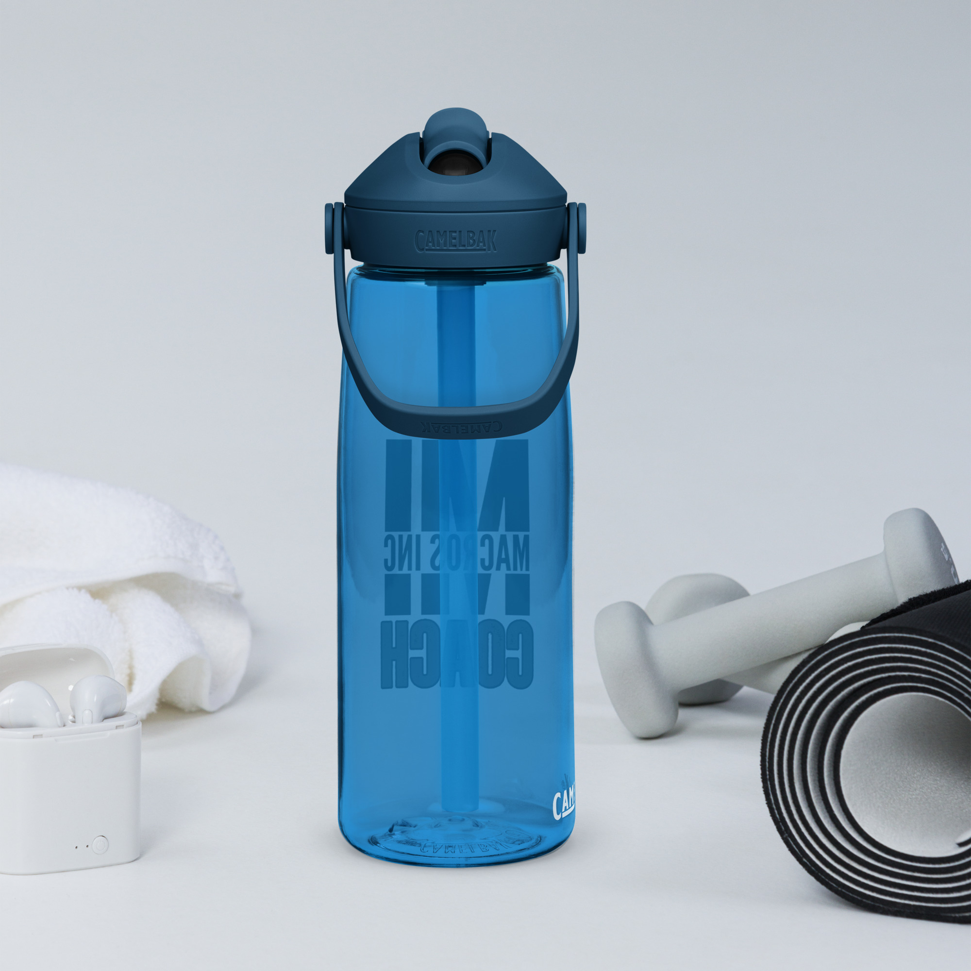Flip straw water bottle - MI Coach - Image 8