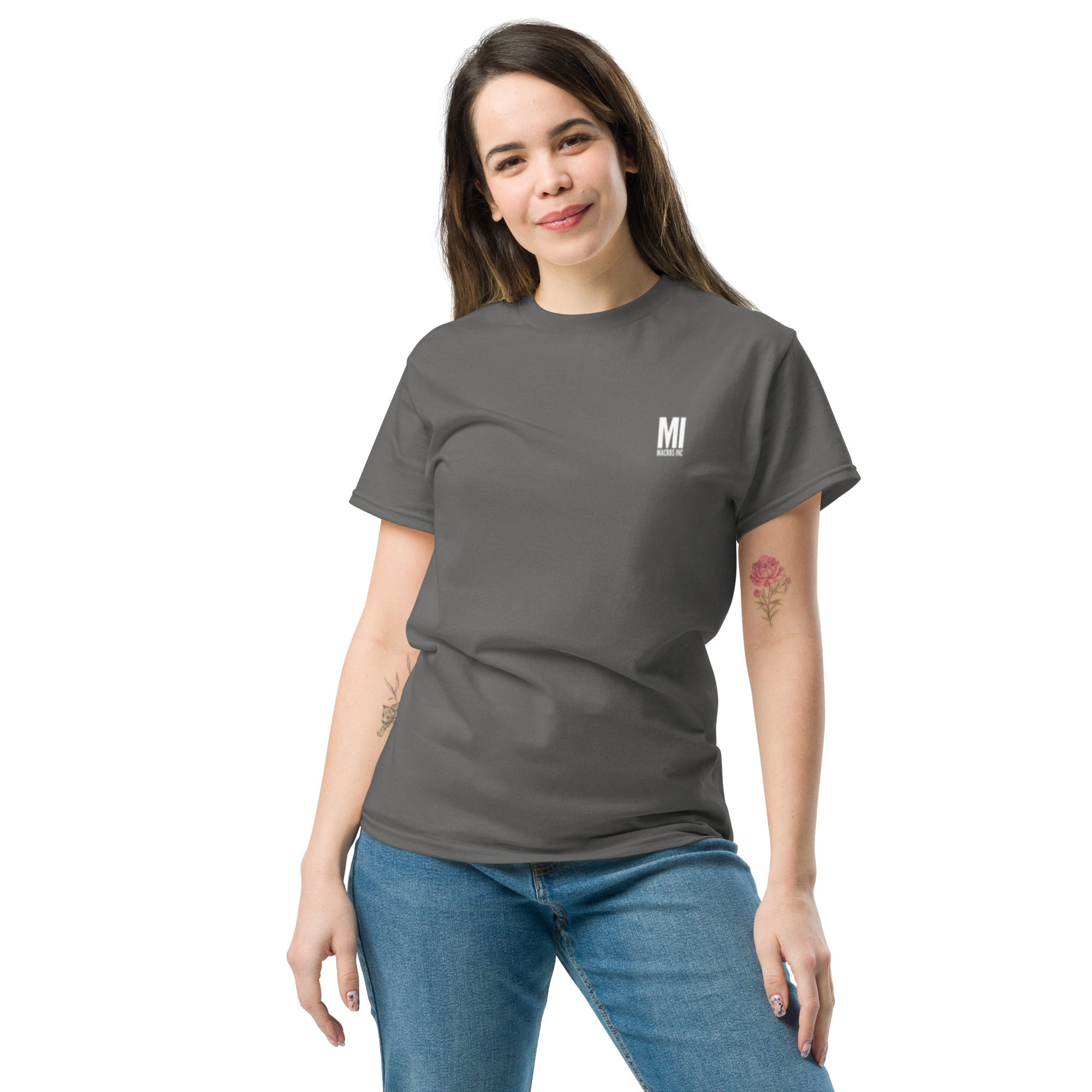 Unisex classic tee - Pocket Square Basic + Back - Image 16