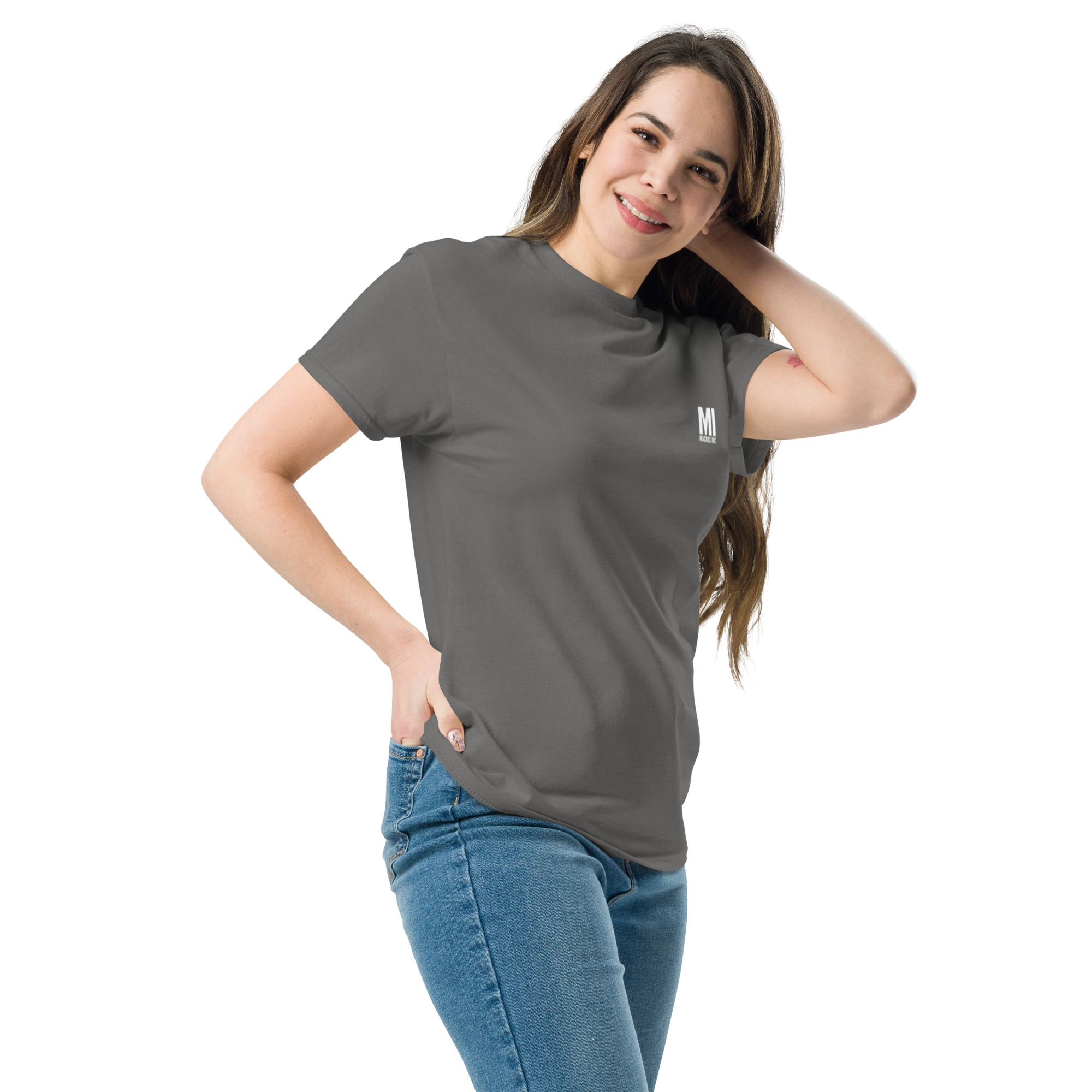 Unisex classic tee - Pocket Square Basic + Back - Image 17