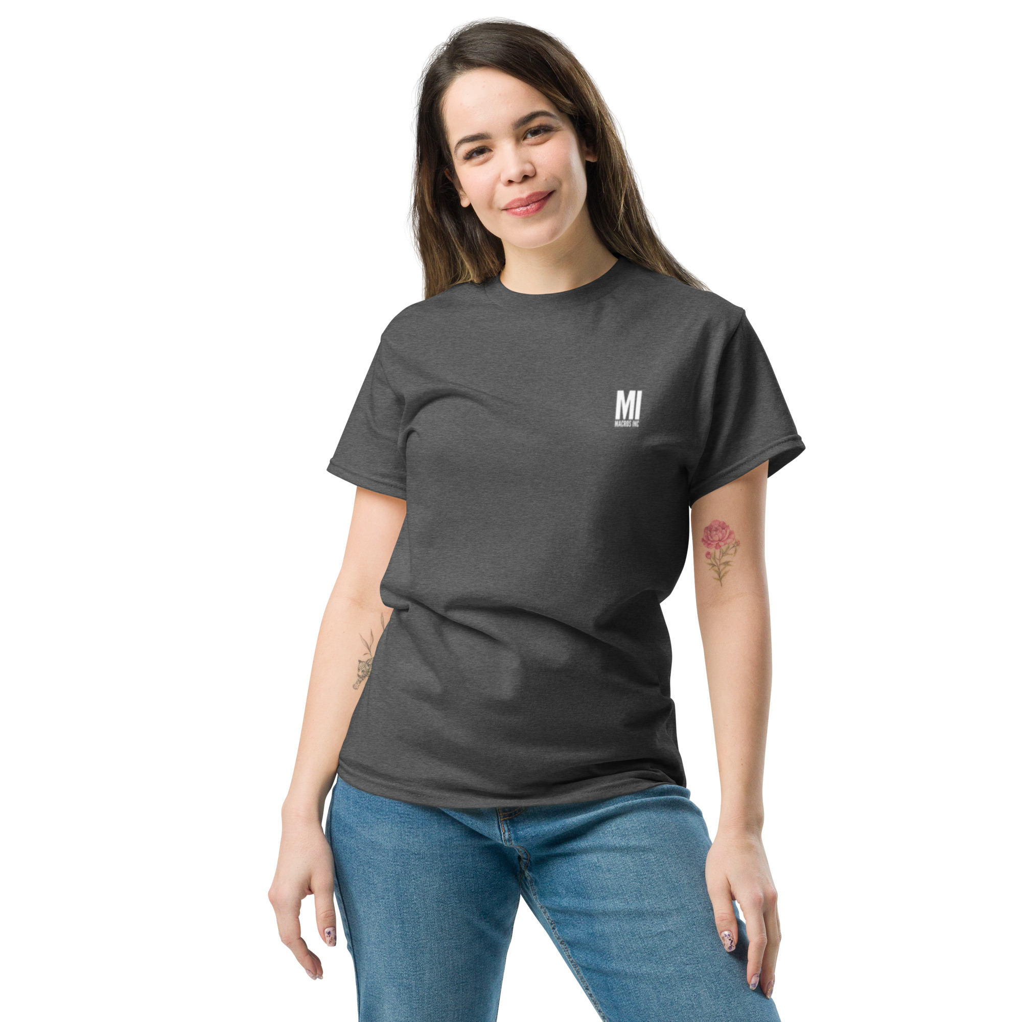 Unisex classic tee - Pocket Square Basic + Back - Image 8