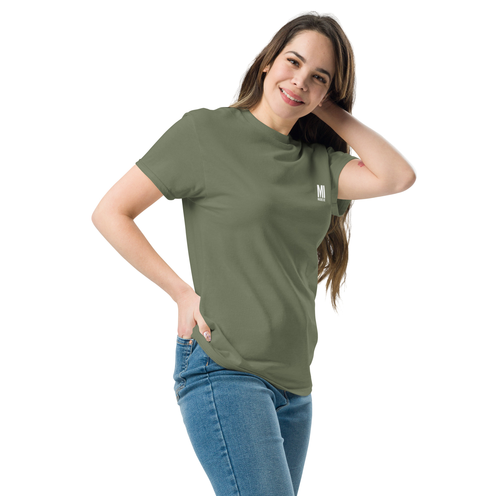 Unisex classic tee - Pocket Square Basic + Back - Image 20