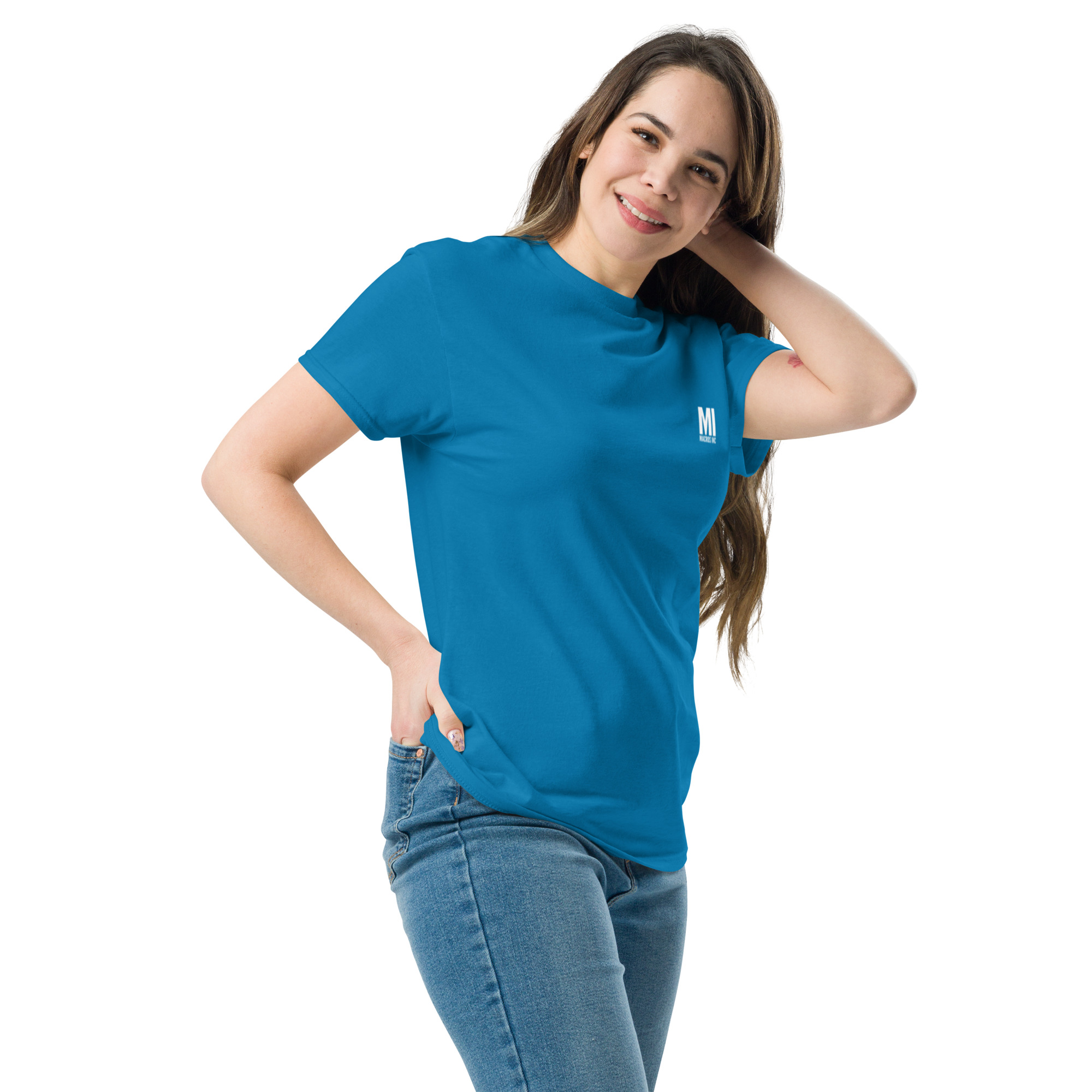 Unisex classic tee - Pocket Square Basic + Back - Image 12