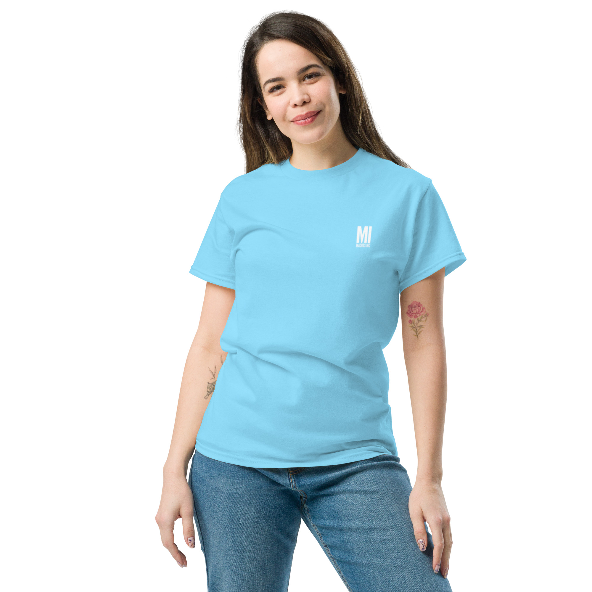 Unisex classic tee - Pocket Square Basic + Back - Image 25