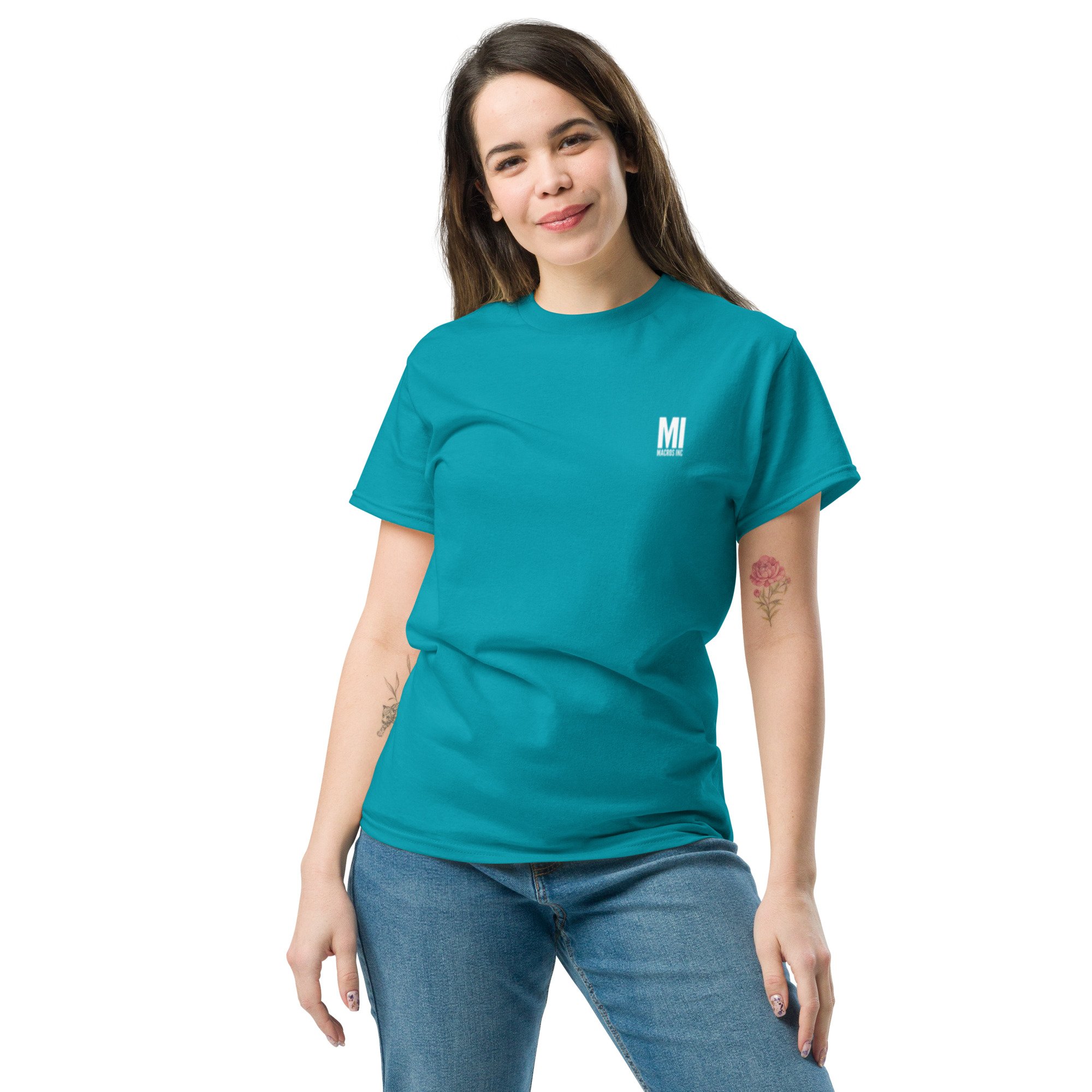 Unisex classic tee - Pocket Square Basic + Back - Image 22