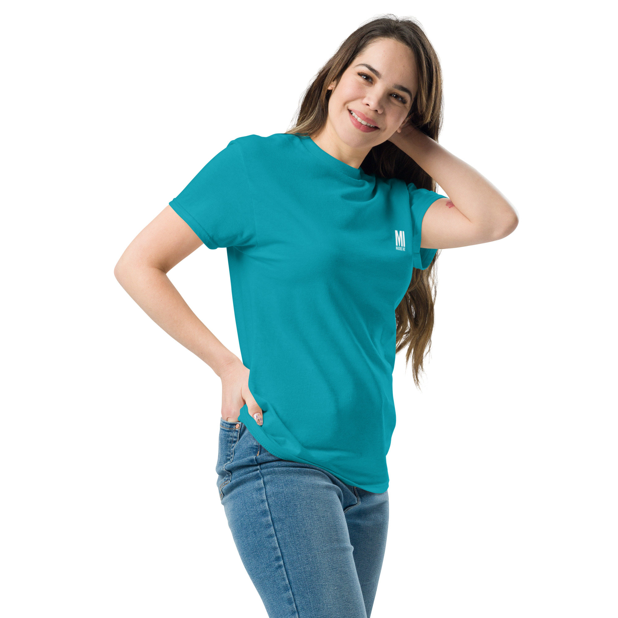 Unisex classic tee - Pocket Square Basic + Back - Image 24