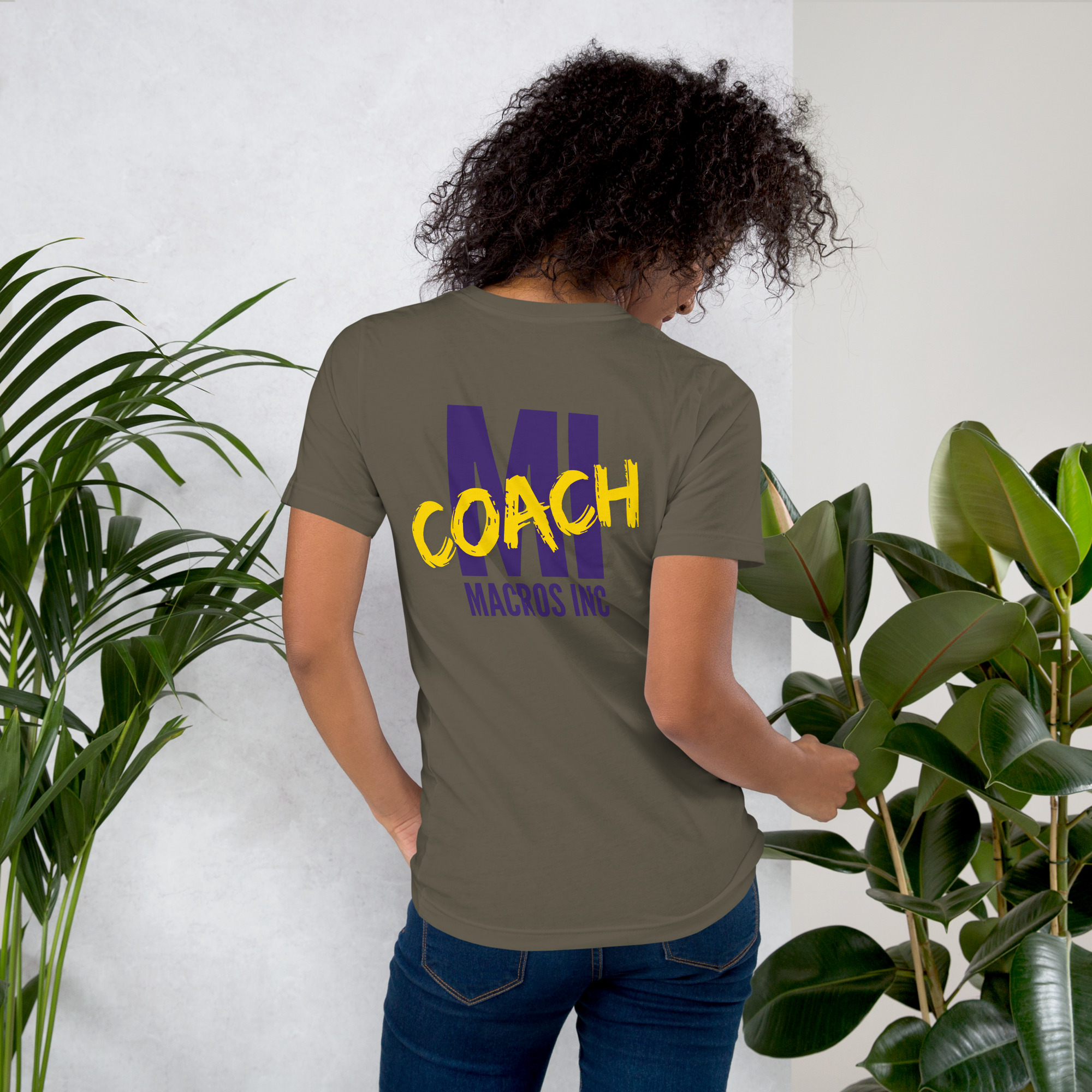 Unisex t-shirt - MI Coach Pocket Logo Color - Image 8