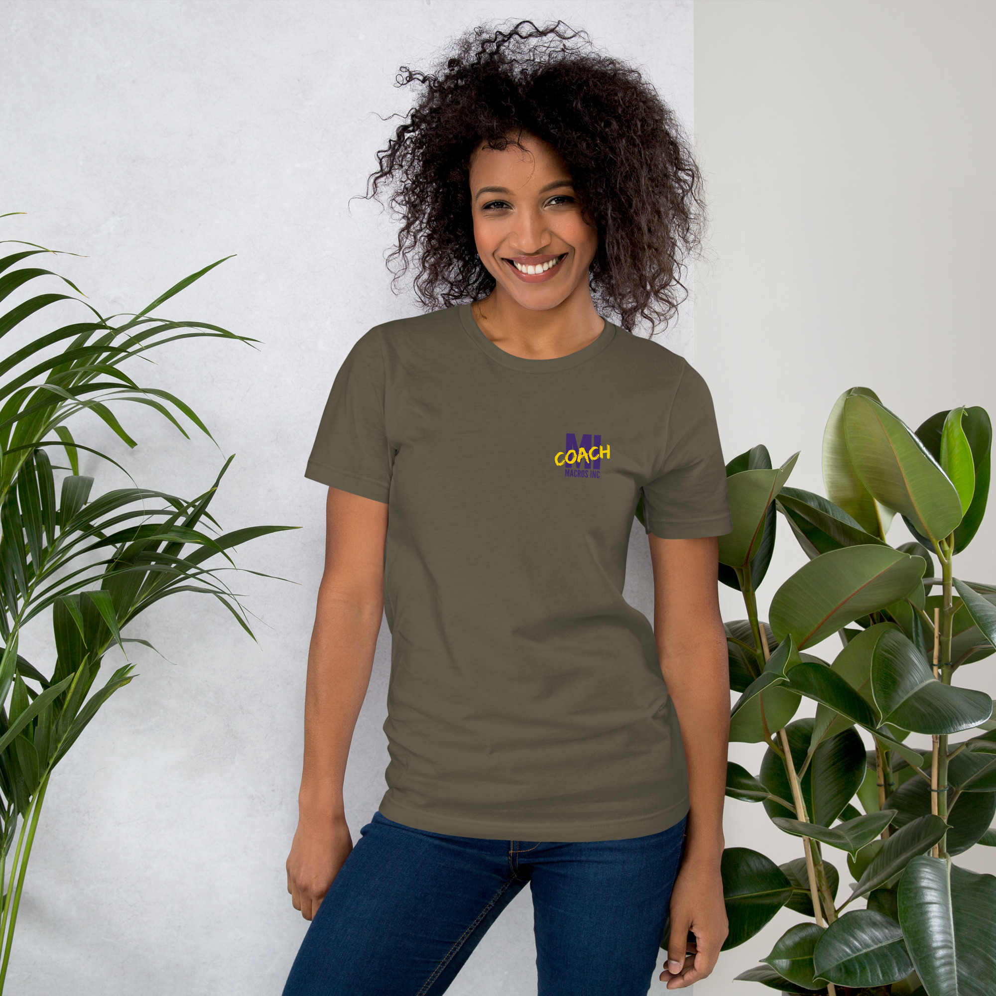 Unisex t-shirt - MI Coach Pocket Logo Color - Image 5