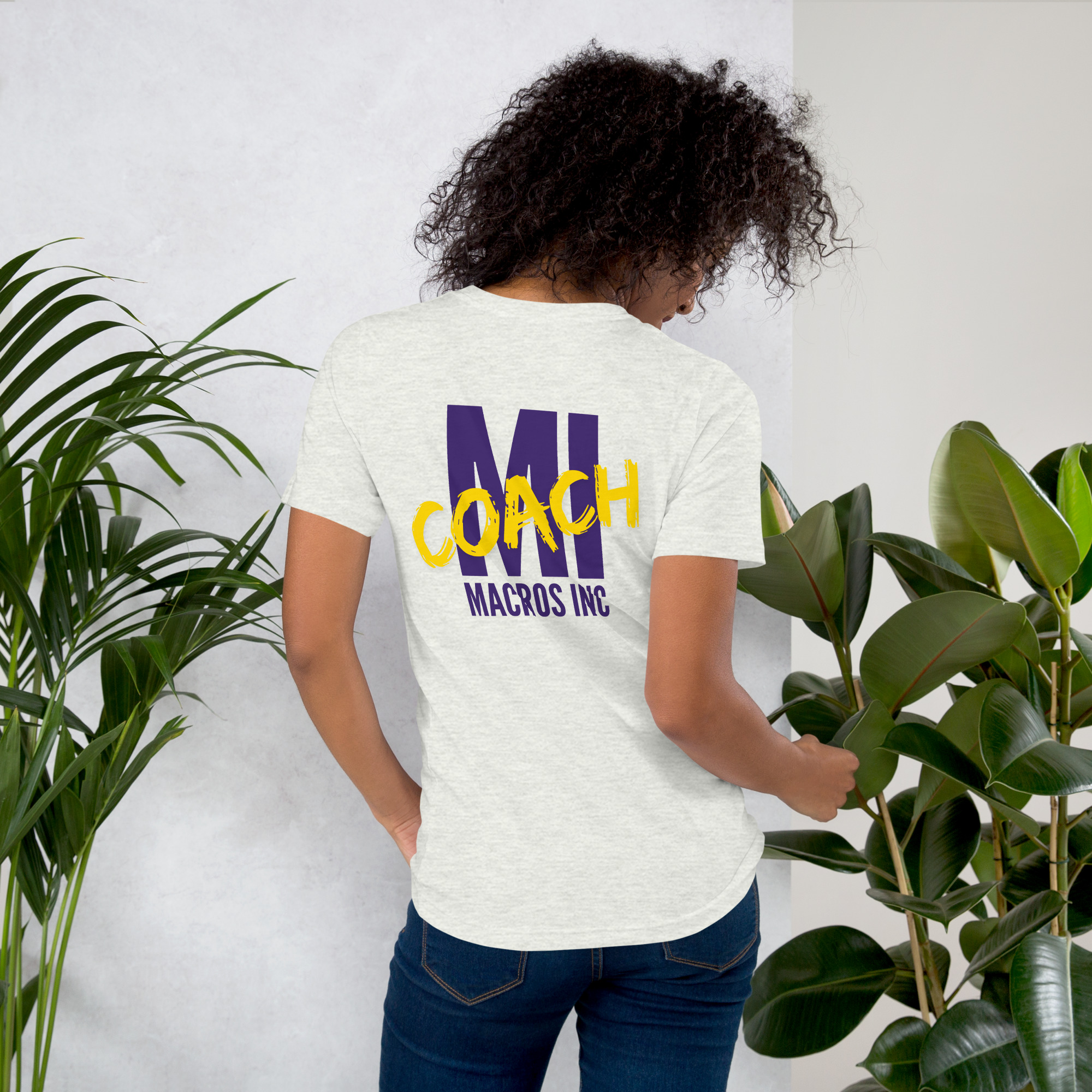 Unisex t-shirt - MI Coach Pocket Logo Color - Image 24
