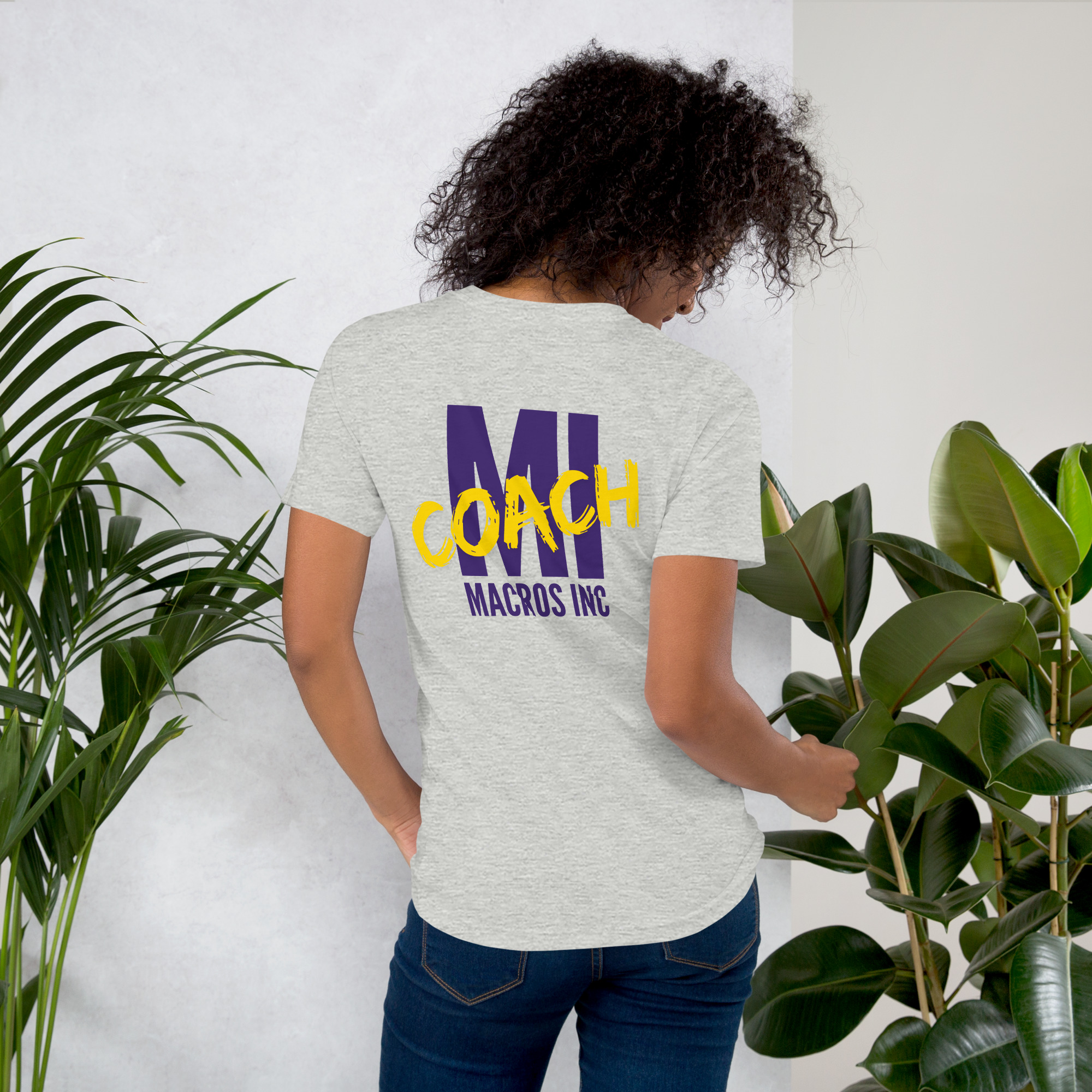 Unisex t-shirt - MI Coach Pocket Logo Color - Image 16