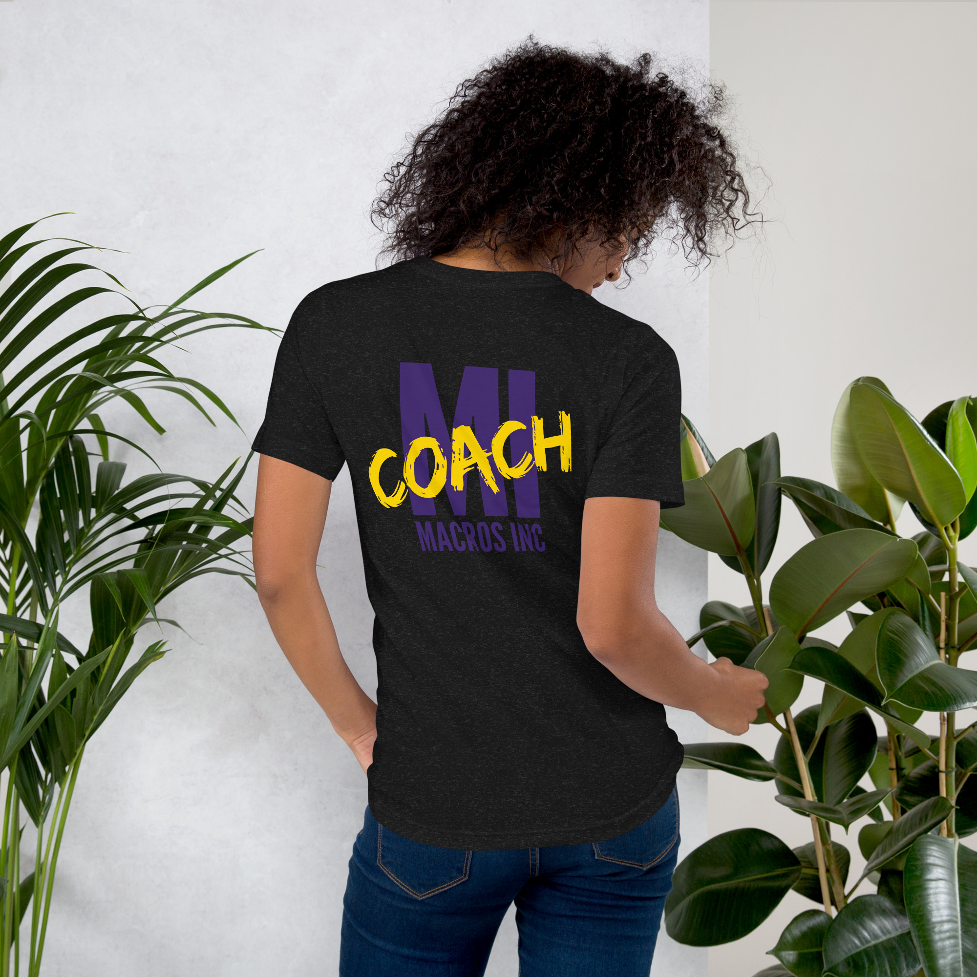 Unisex t-shirt - MI Coach Pocket Logo Color - Image 4