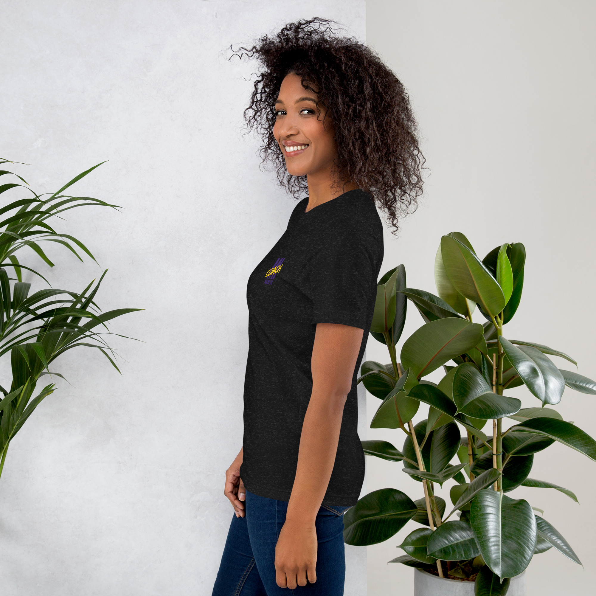 Unisex t-shirt - MI Coach Pocket Logo Color - Image 3