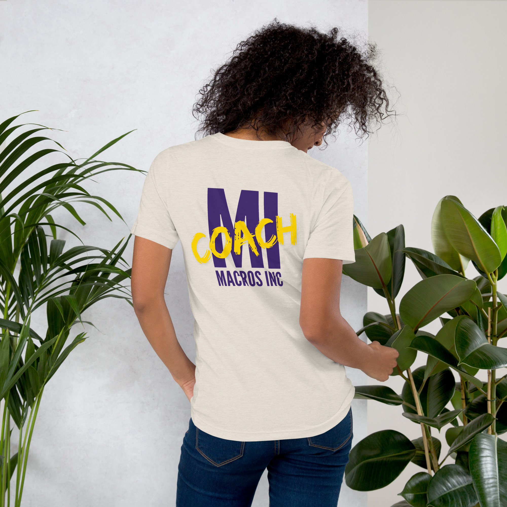 Unisex t-shirt - MI Coach Pocket Logo Color - Image 20