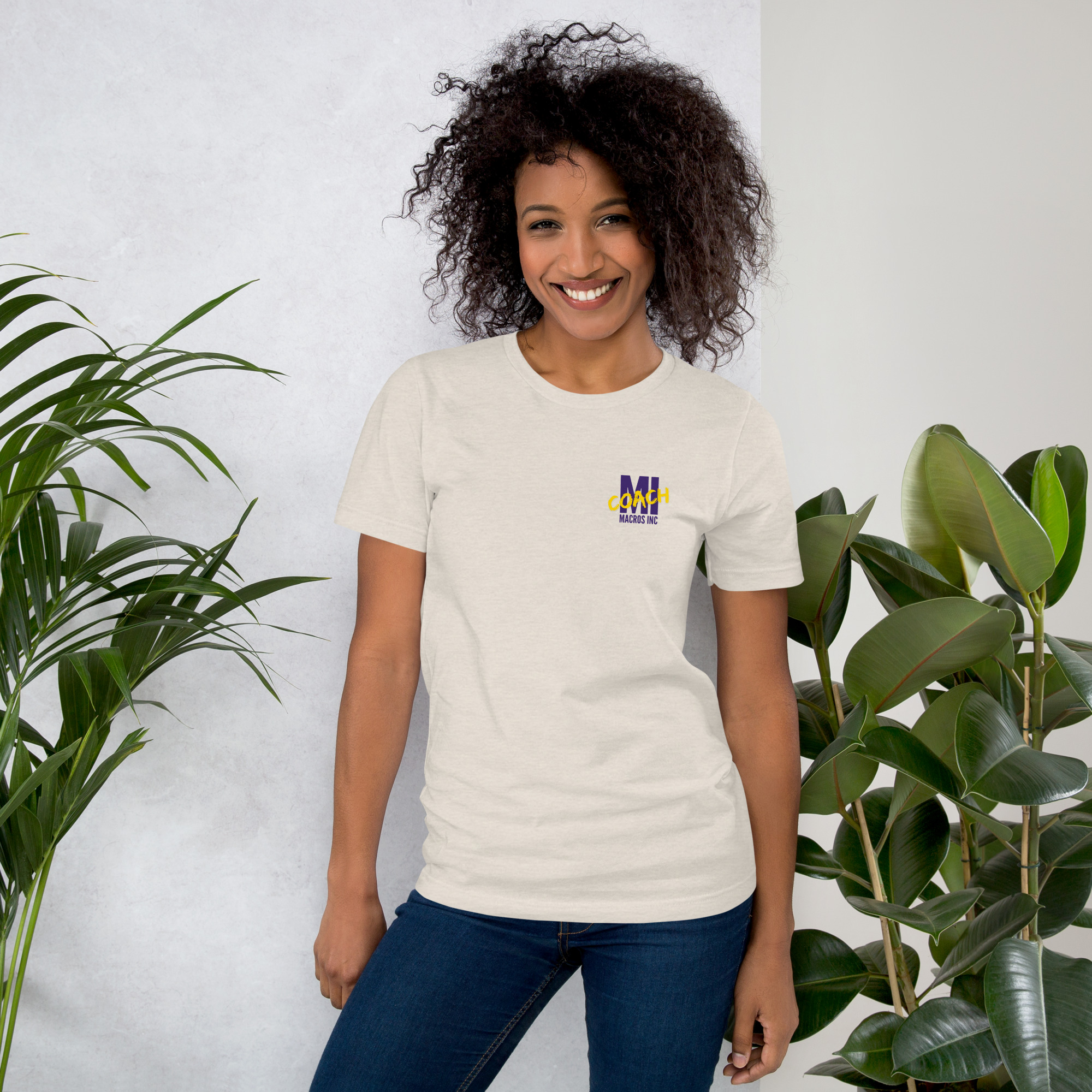 Unisex t-shirt - MI Coach Pocket Logo Color - Image 17