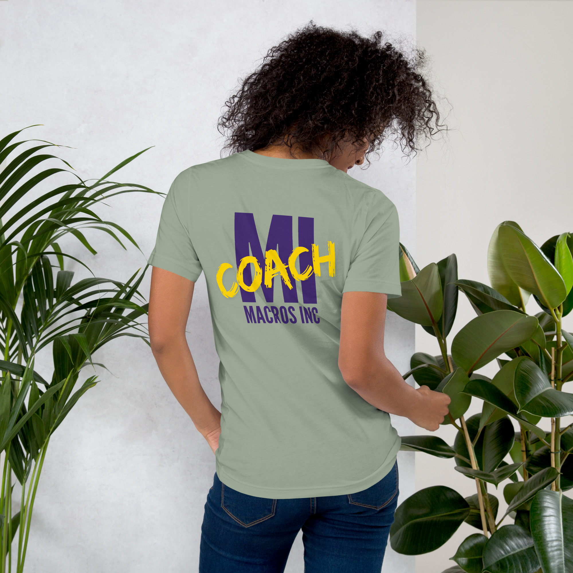 Unisex t-shirt - MI Coach Pocket Logo Color - Image 12