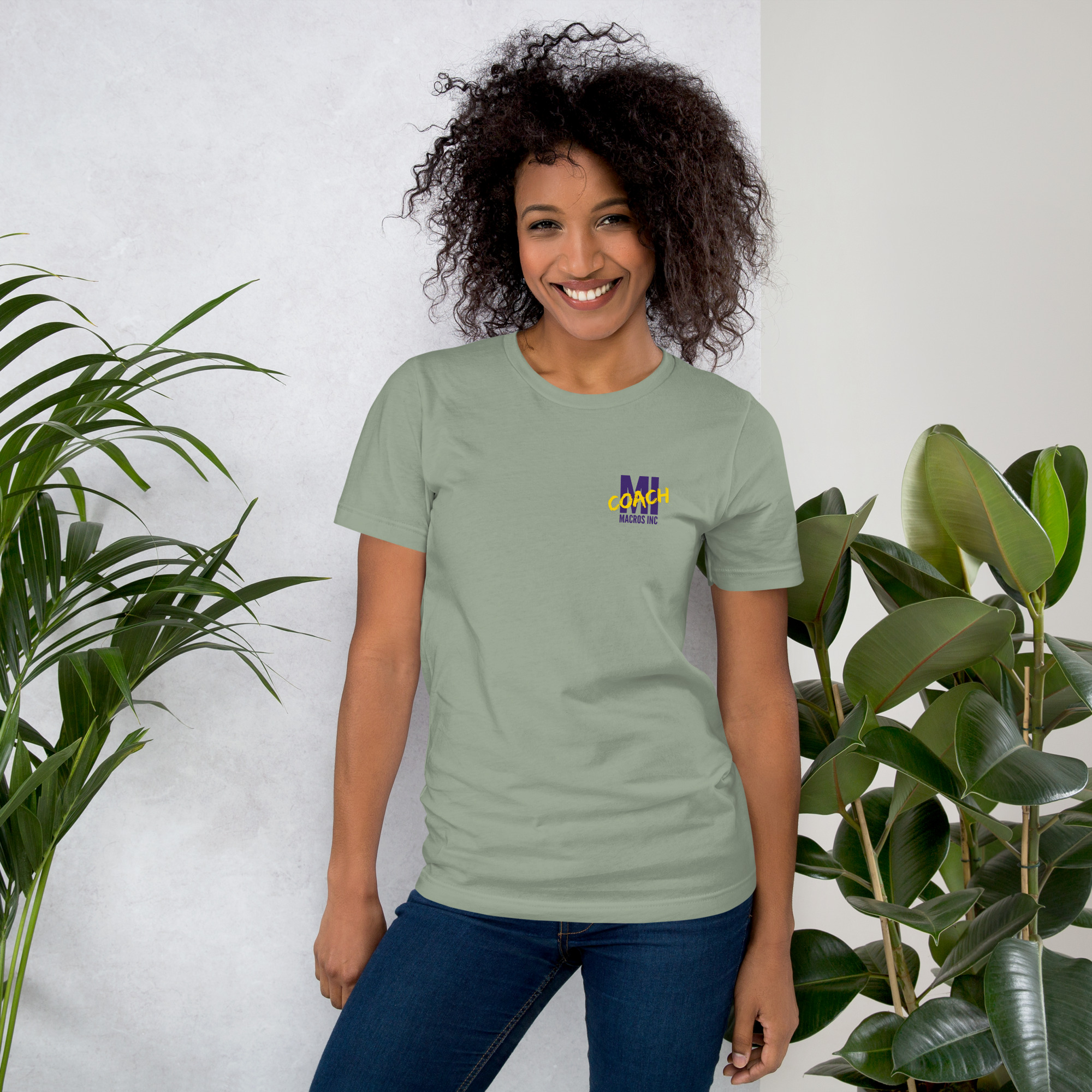Unisex t-shirt - MI Coach Pocket Logo Color - Image 9